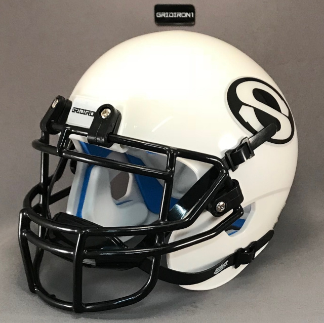 St Louis Stallions Mini Helmet – Royal Retros