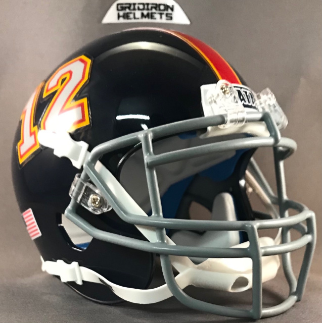 Custom Georgia Southern Eagles Speed Mini Helmet