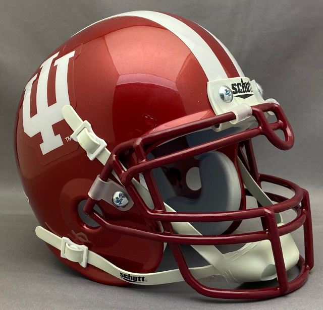 Indiana Hoosiers Schutt Round Ear Hole December 31 2007 - 2010 (last One)