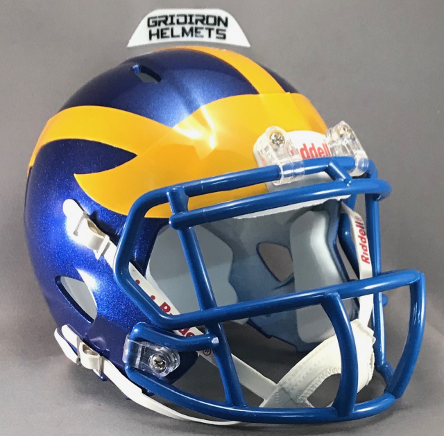 delaware blue hens football helmet