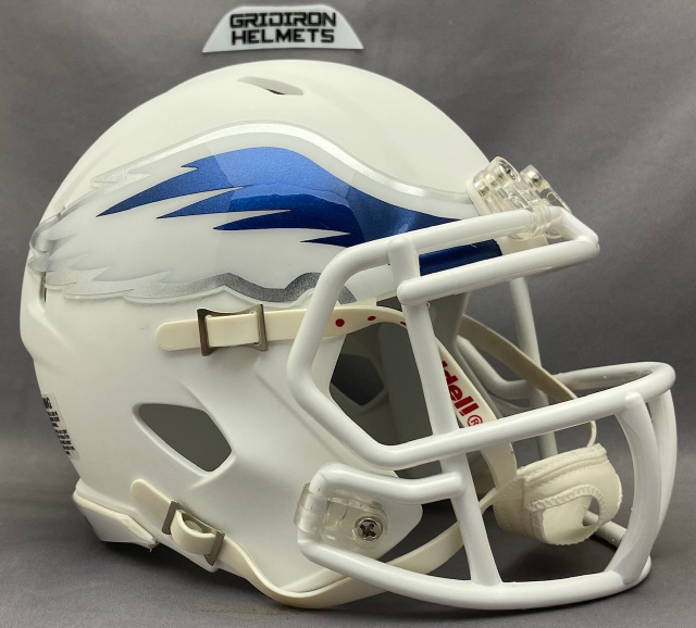 We Need to Get the Eagles Wearing These White and Black Matte Helmets -  Crossing Broad