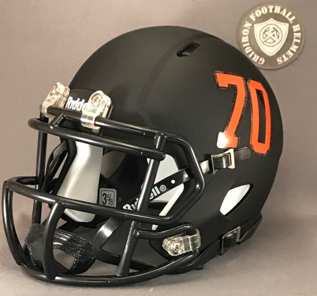 matte black nfl helmets