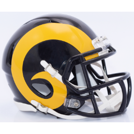 LA Style Rams Horns (Multiple colors) mini helmet decals