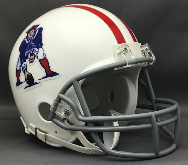 NEW ENGLAND PATRIOTS 1961-1964 NFL Riddell TK Suspension Football Helmet