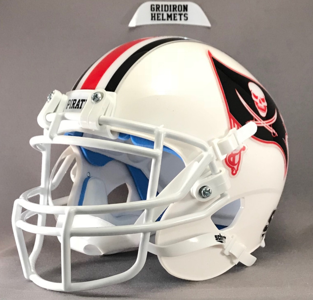 pirate football helmet