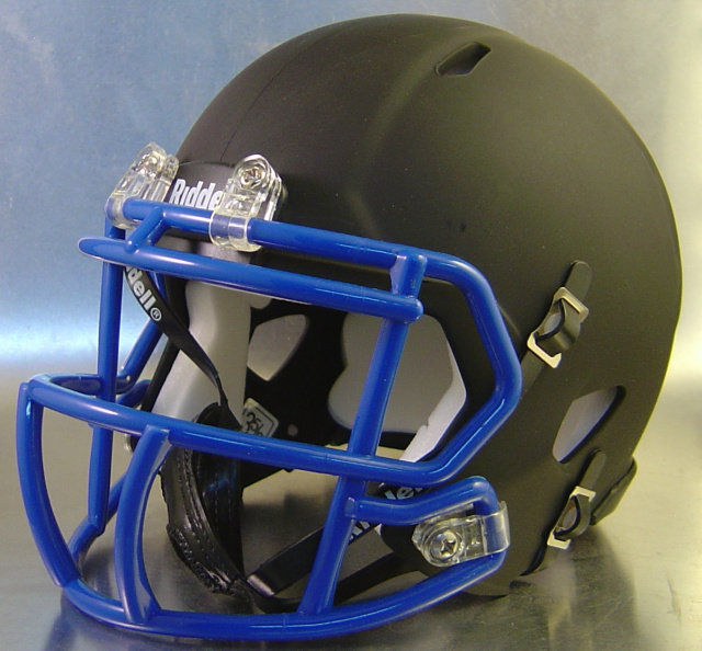 matte black nfl helmets