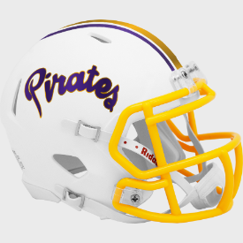 East Carolina Pirates Riddell Speed White Helmet 2022 (last one)