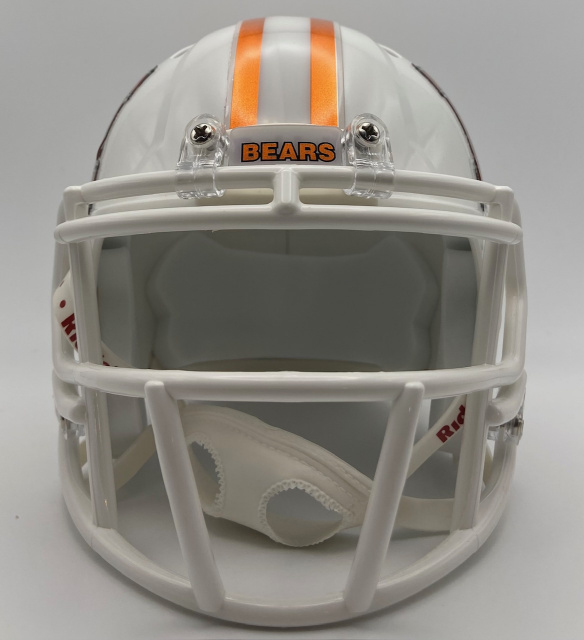 Mercer Bears White 2019-2023 Chrome Decals Riddell Speed