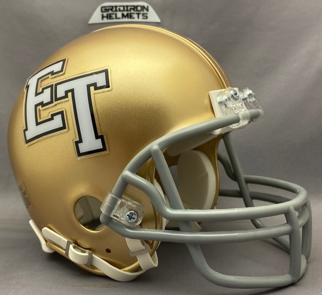 TX&AM-Commerce Lions throwback East Texas State Lions 1968-1974 Riddell ...