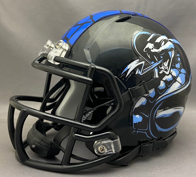 High School Mini Football Helmets