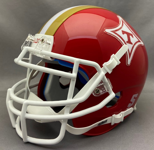 Georgia High School mini football helmets