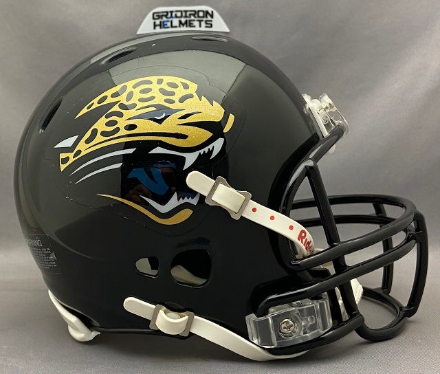 Jacksonville Jaguars Helmet Riddell Authentic Full Size VSR4 Style  1995-2012 Throwback