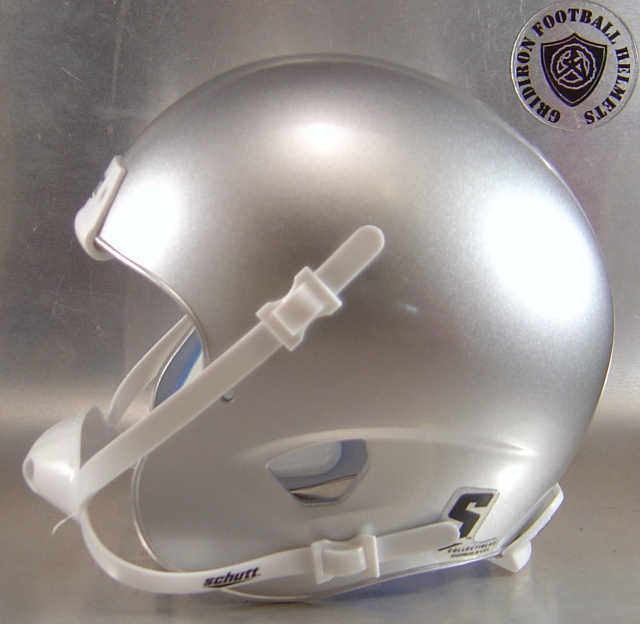 Schutt Royal Blue Blank Shell Mini Football Helmet w/ White Metal Mask - No  Box