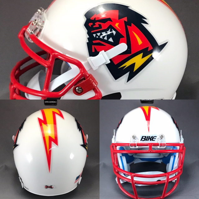 xfl mini helmets